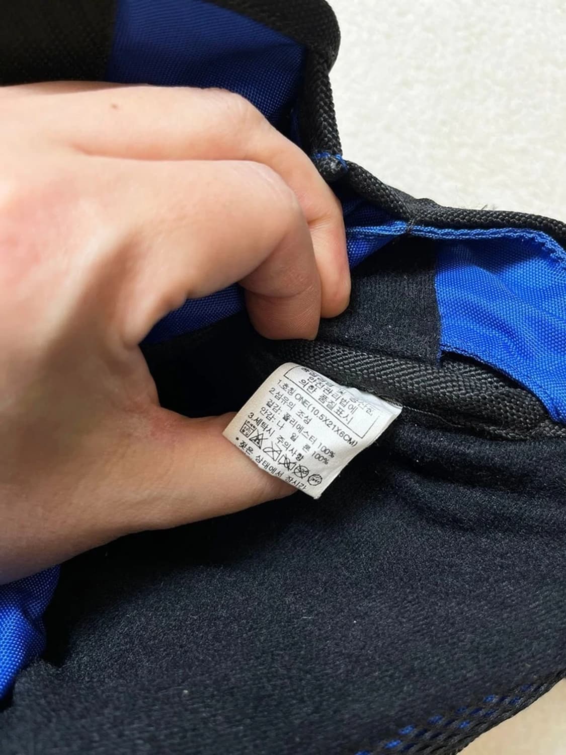 노스페이스 00's 블루 미니 크로스백 A1747 상품이미지8