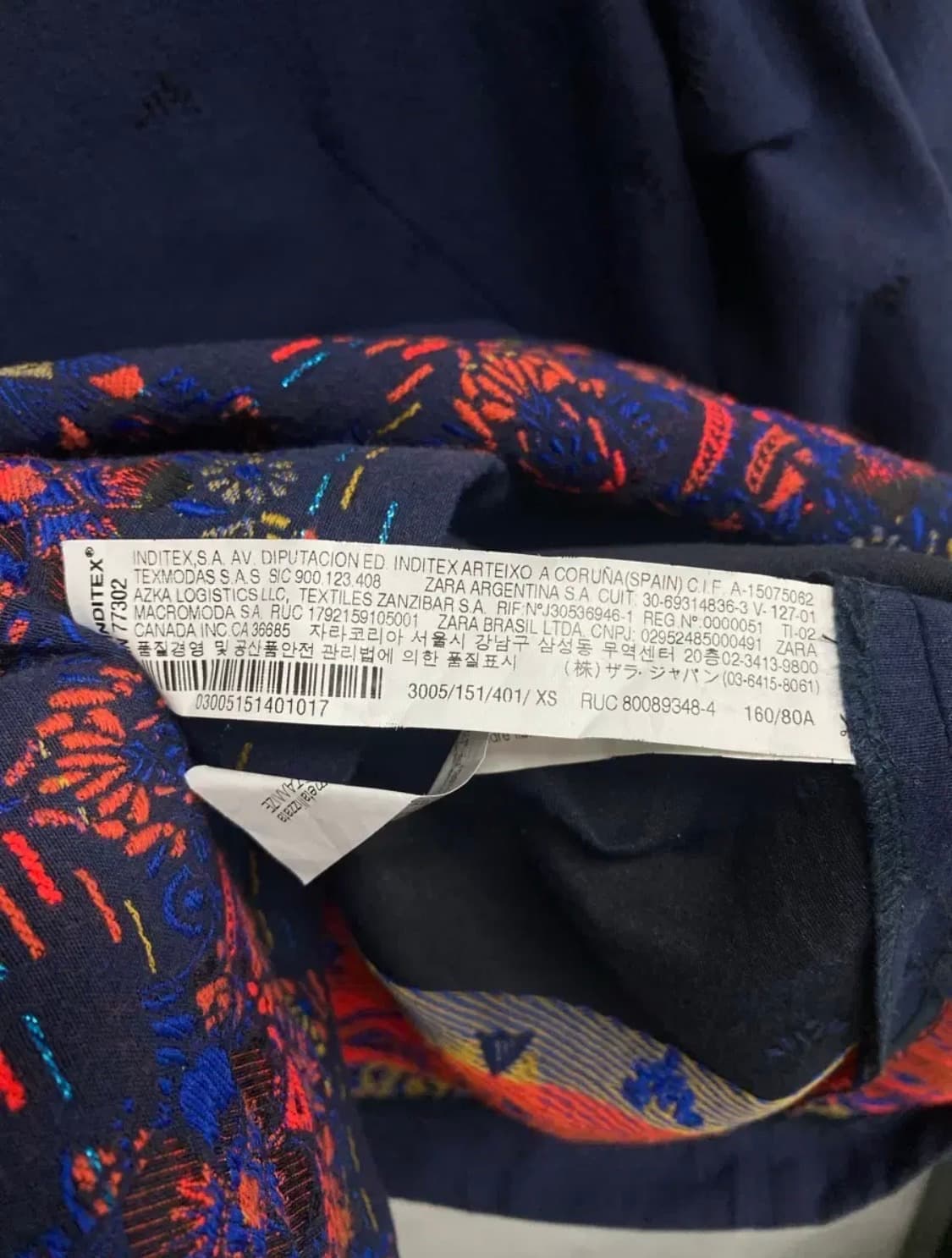 자라 ZARA 브이넥 튜닉 드레스 XS 상품이미지6
