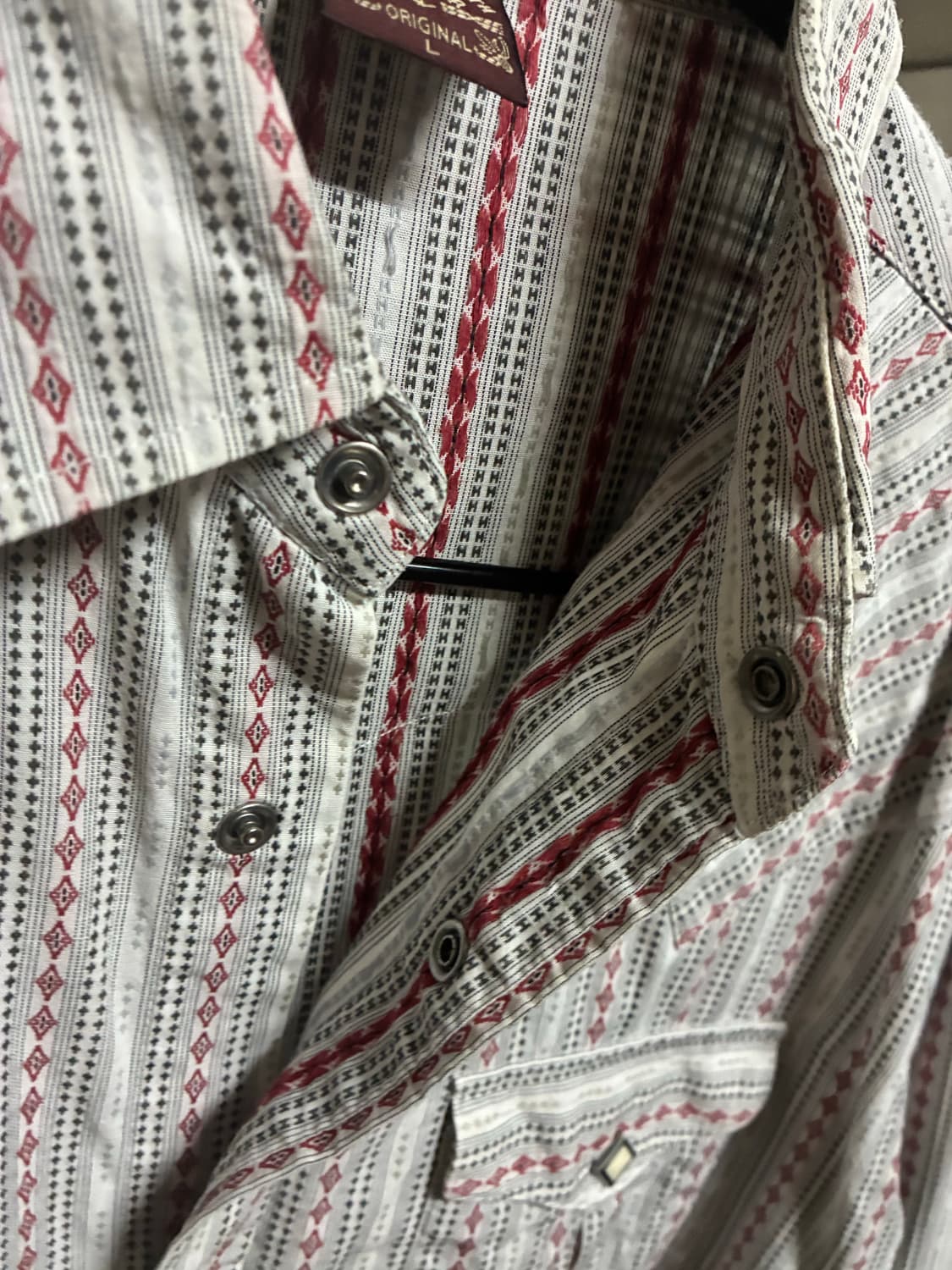 빈티지 무드 웨스턴 셔츠 L/100 상품이미지3