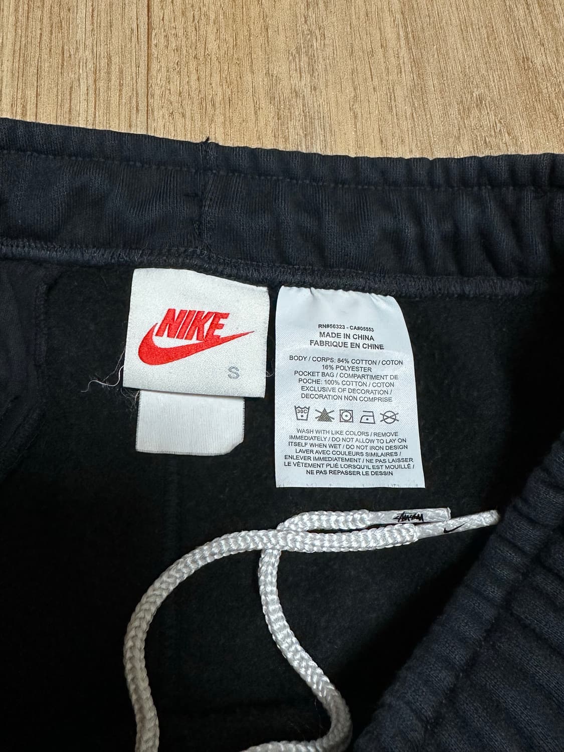 나이키 스투시 플리스 팬츠 블랙 US EU (S) 상품이미지6