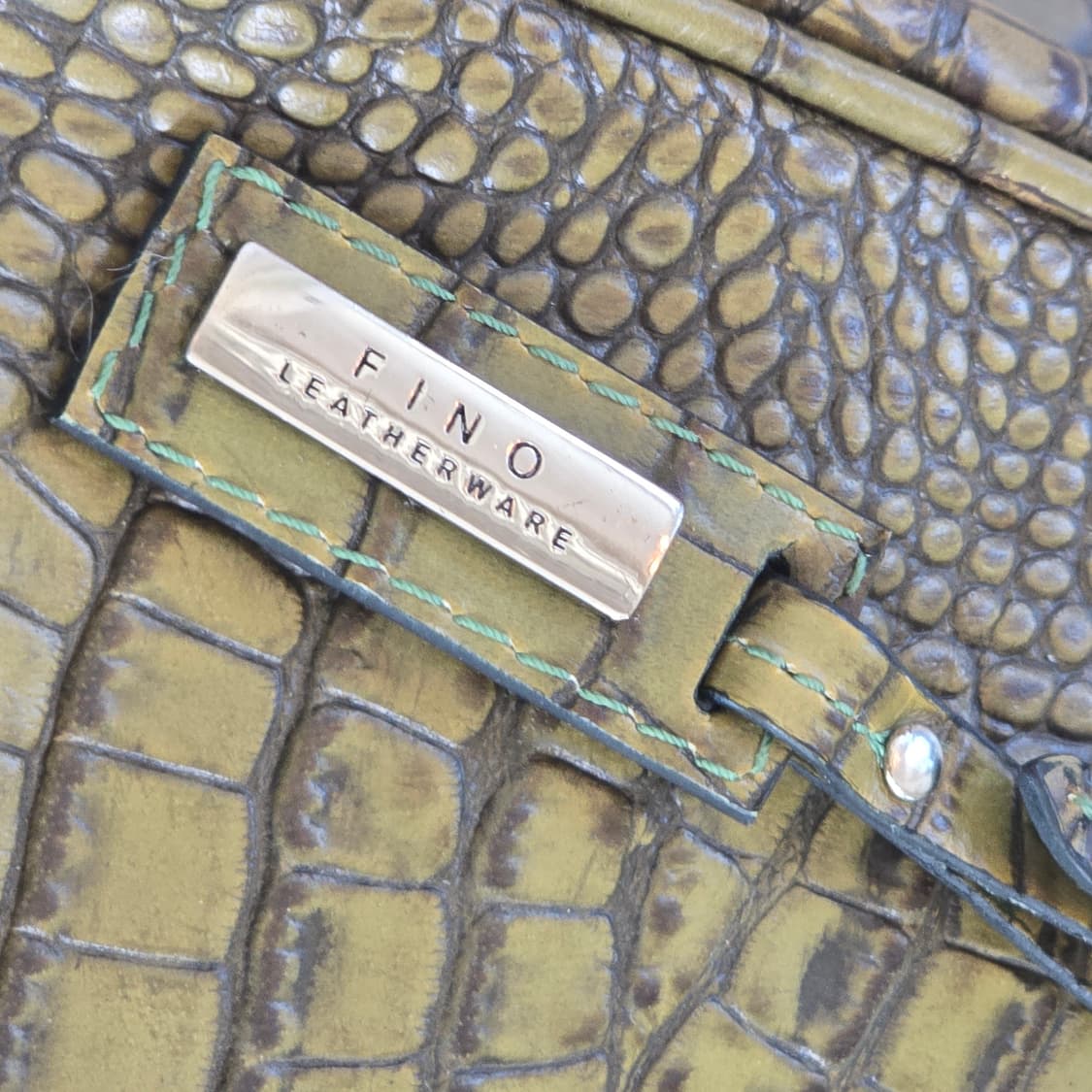 FINO LEATHERWEAR 크로커 엠보 레더 토트백 상품이미지8