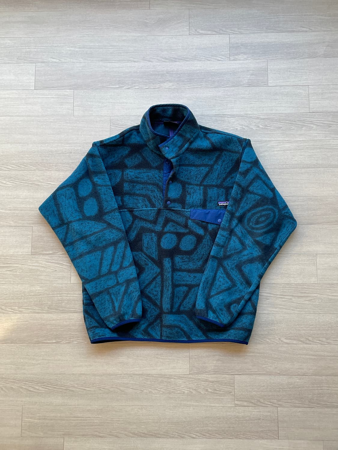 파타고니아 신칠라 아즈텍 블루 플리스 빈티지 patagonia 상품이미지1