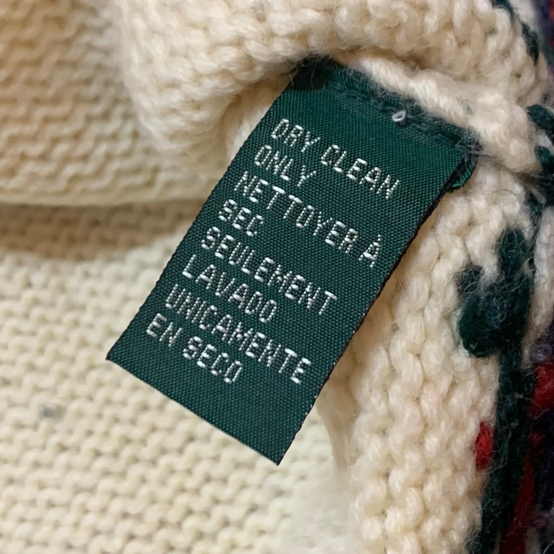 90s Ralph Lauren wool sweater (s) 상품이미지7