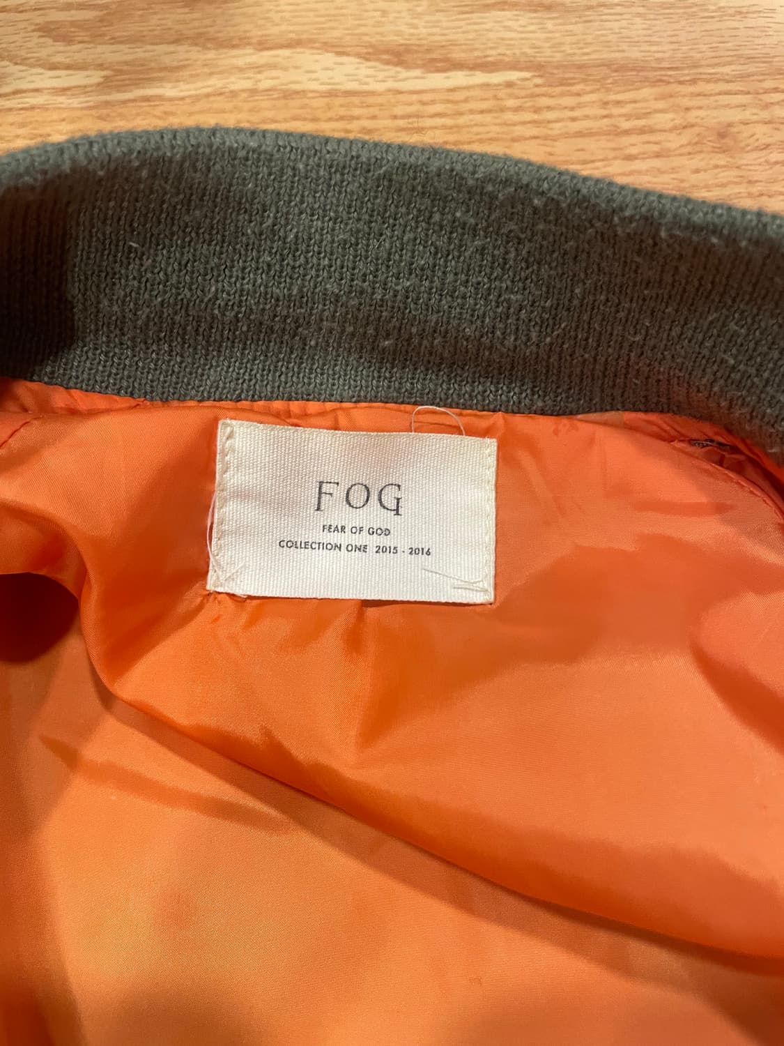 [L] 피어오브갓 FOG 팍선 셔링 MA-1 상품이미지4