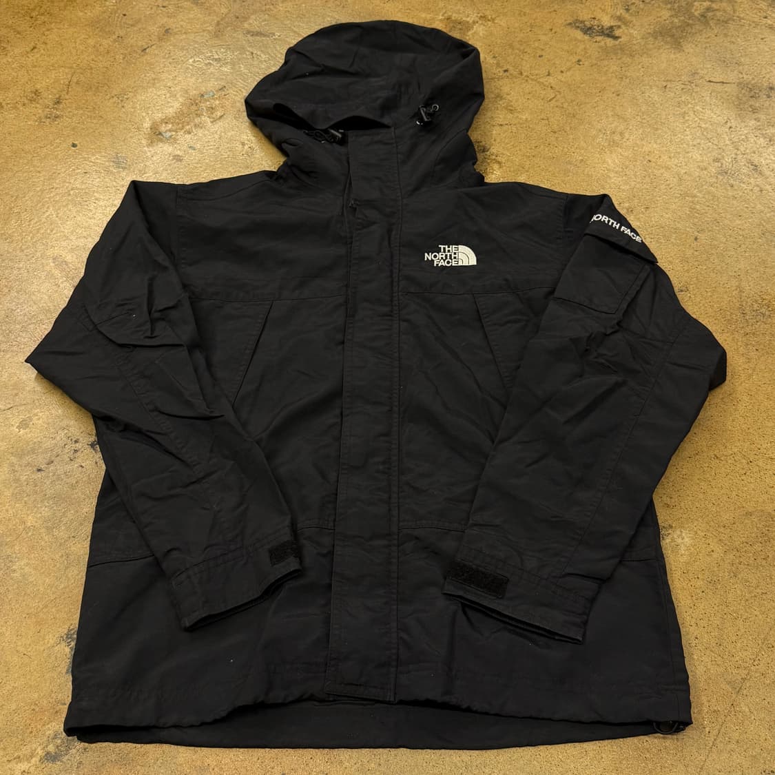 [정품/85] 노스페이스 블랙 바람막이 후드 자켓 b10 상품이미지2