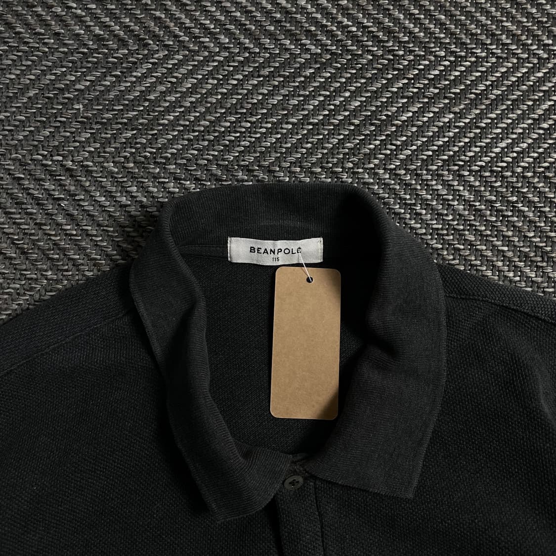 빈폴 자수 로고 그레이 박시핏 롱슬리브o 4459 상품이미지4