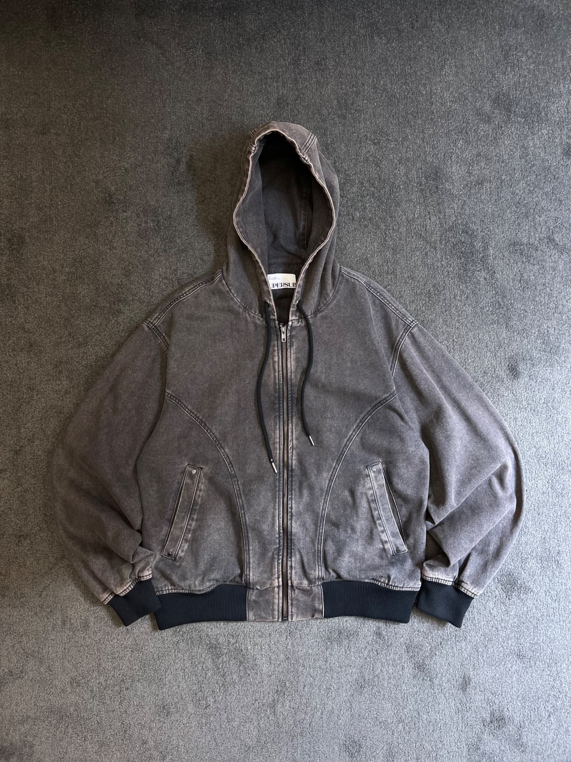 슈퍼서브 워싱 크롭 데님 자켓 [M] 상품이미지1