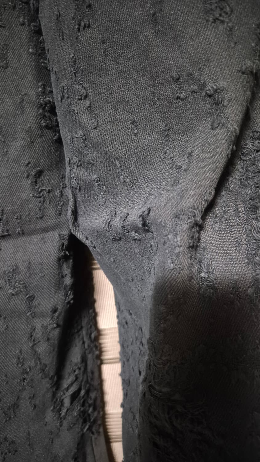 [46]준지 24ss 코튼 데미지드 팬츠 상품이미지5