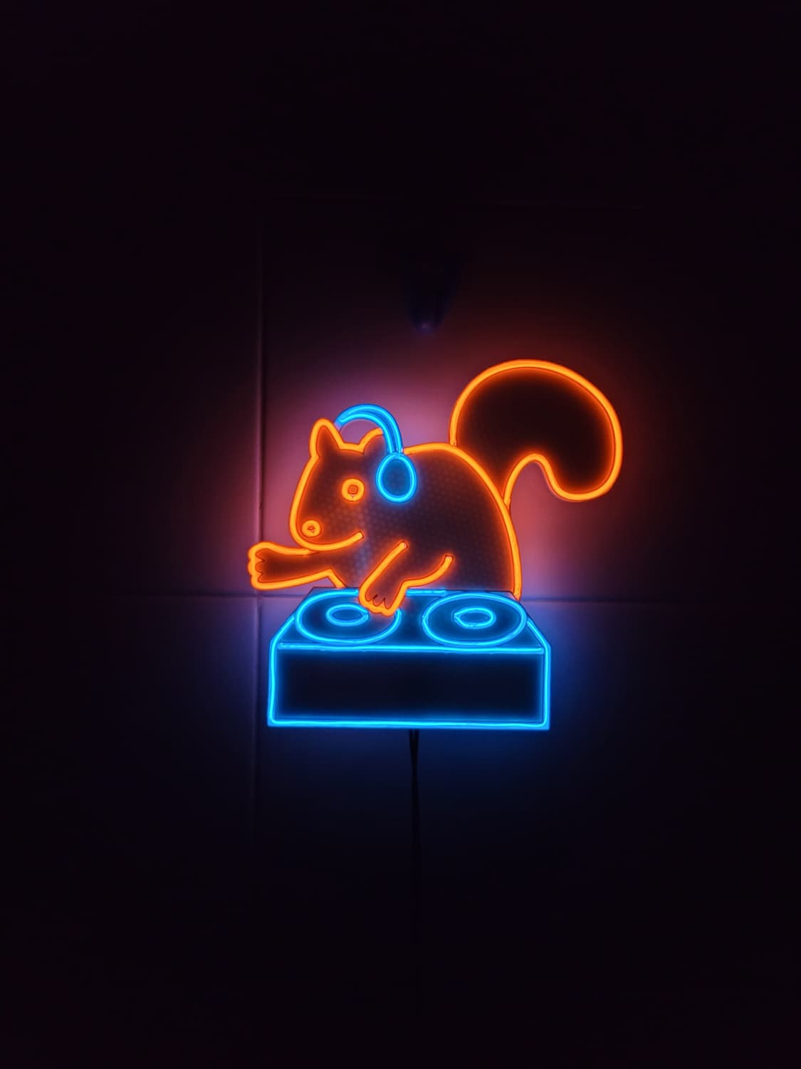 네온사인 다람쥐 dj 램프 상품이미지3