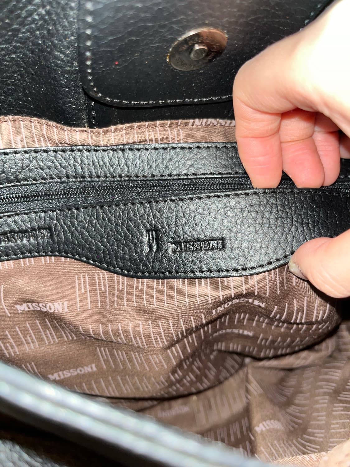 📦Missoni allblack shoulder bag 상품이미지8