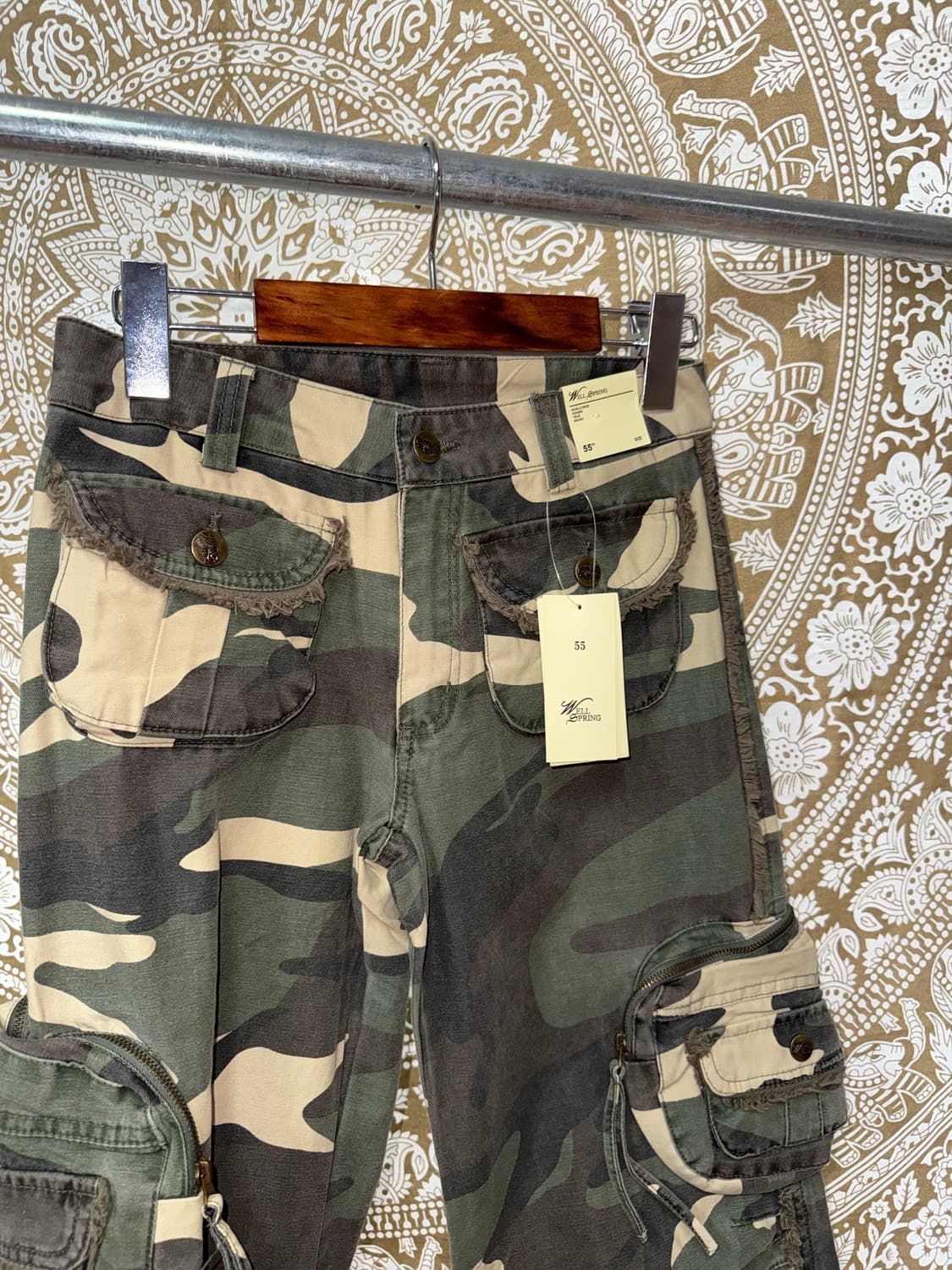 빈티지 여성 카모 카고팬츠  상품이미지4