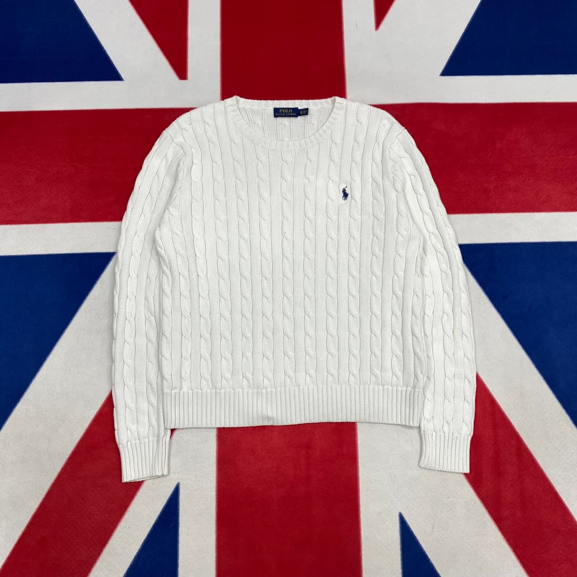 폴로 케이블니트 여성 XL 실측 55-66 상품이미지1