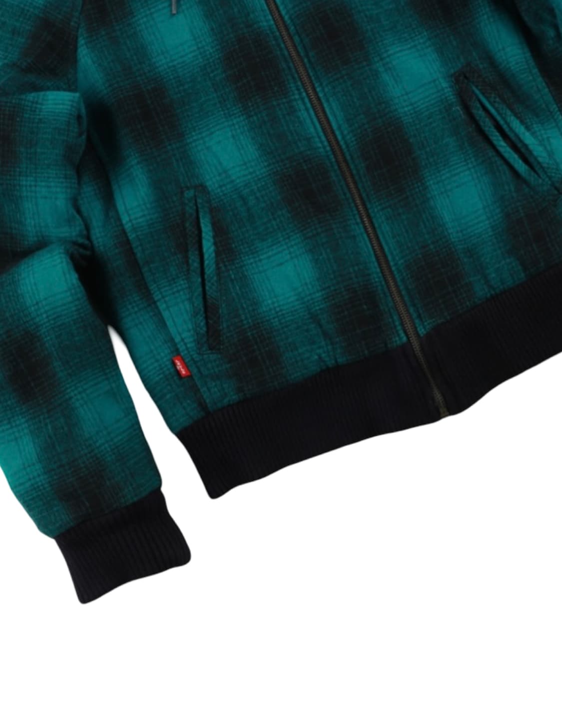 리바이스 플란넬 체크 누빔 후드자켓 상품이미지3