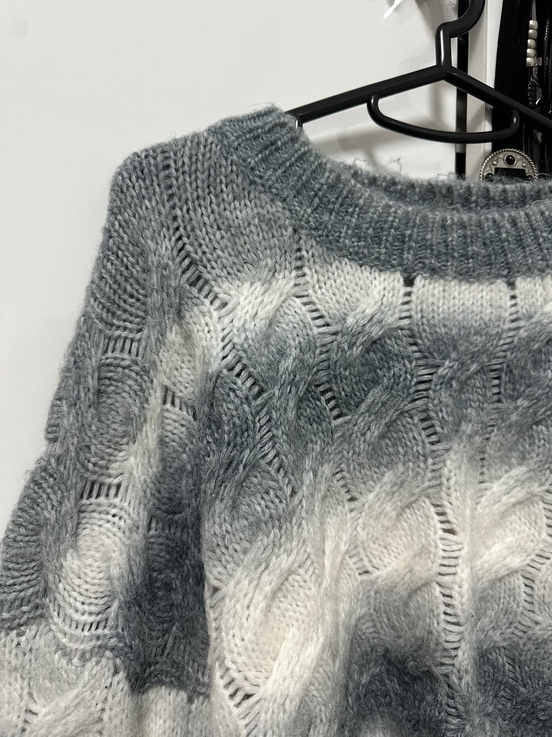 그라데이션 밀키 크롭니트 상품이미지4