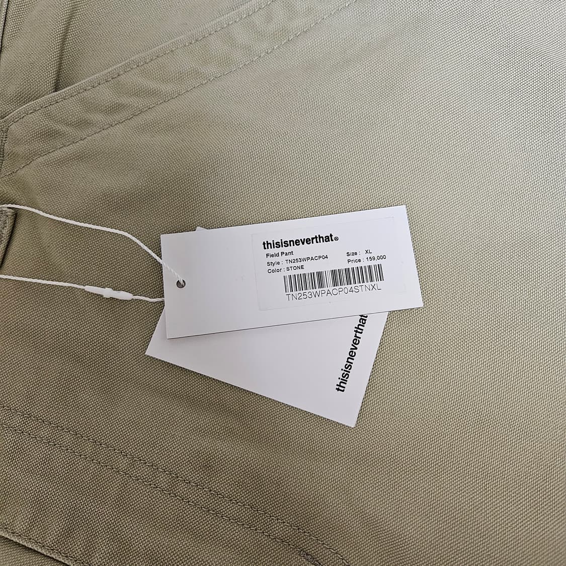 [새상품] 디스이즈네버댓 필드 팬츠 스톤 XL 상품이미지3