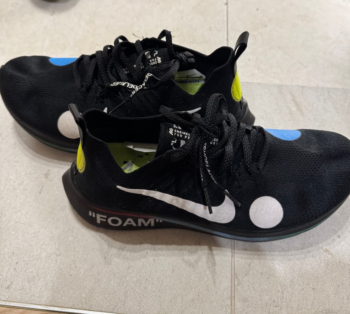 나이키 x 오프화이트 줌플라이 머큐리얼 블랙 상품이미지3