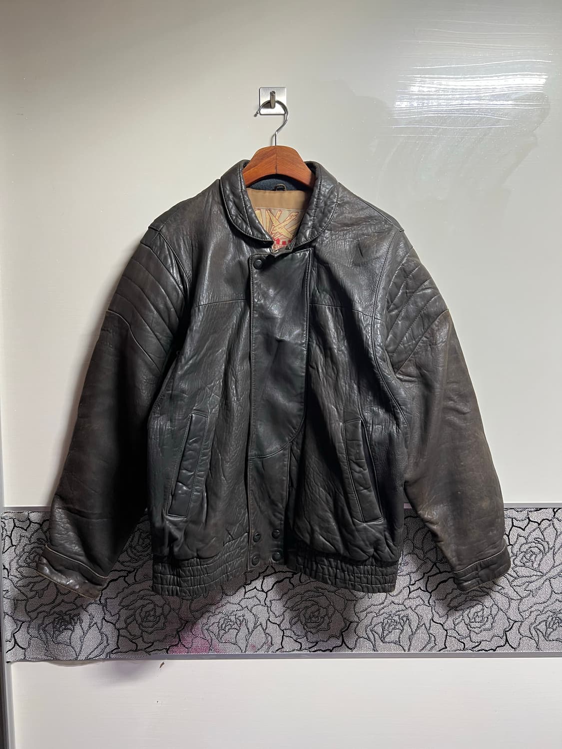 빈티지 밀라노 커넥션 가죽자켓 상품이미지1