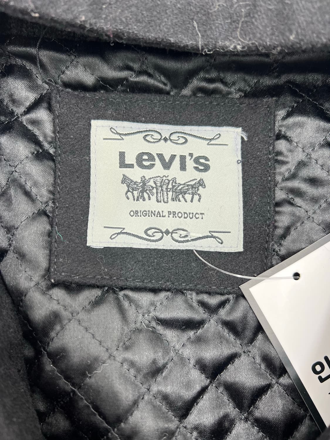 리바이스 후드 울 더플 숏 자켓 상품이미지3