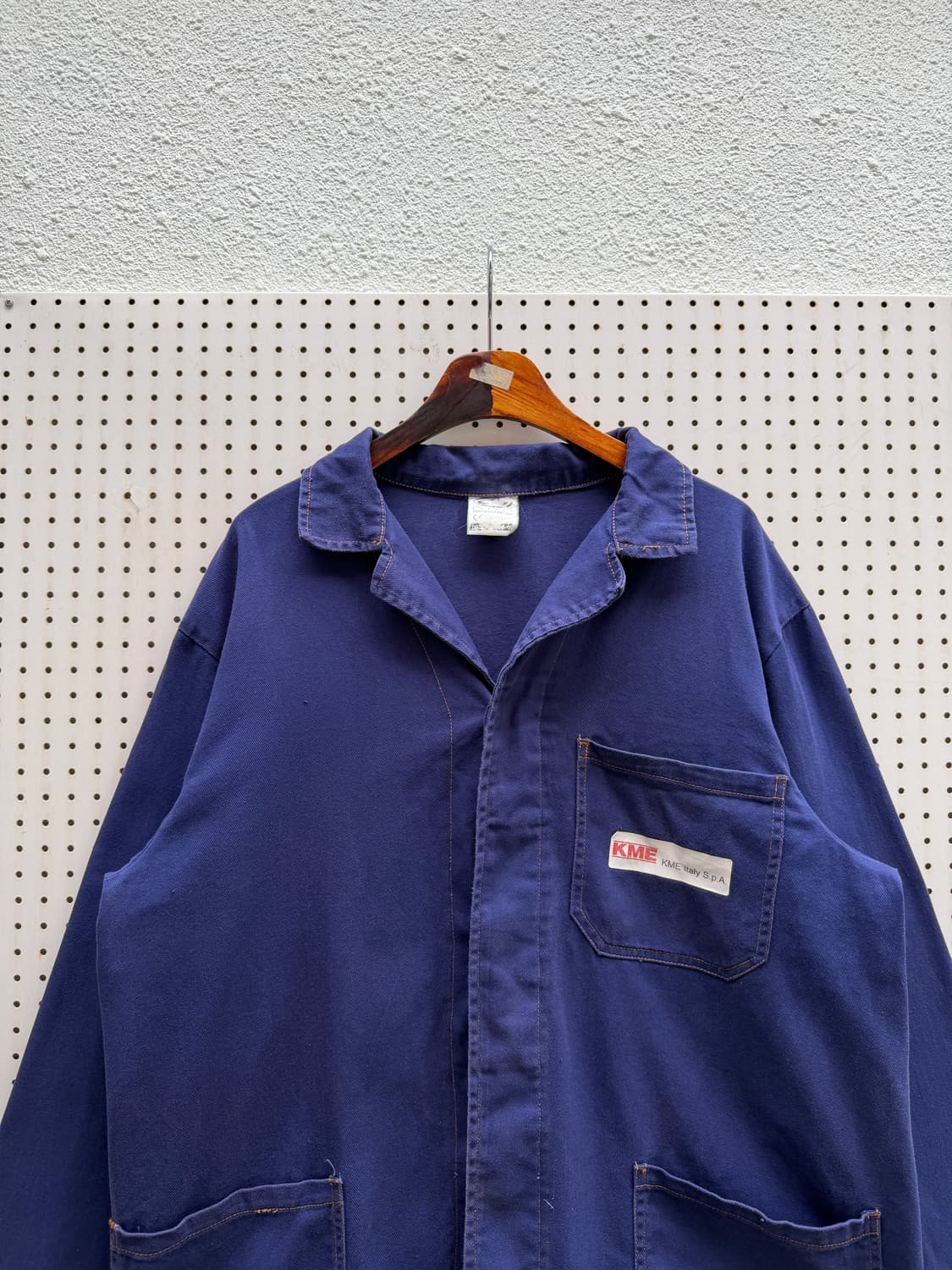 1990s FADED NAVY ITALIAN WORK 유로피안워크자켓 상품이미지5