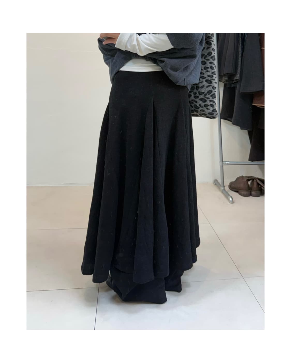 빈티지 롱 스커트 상품이미지3