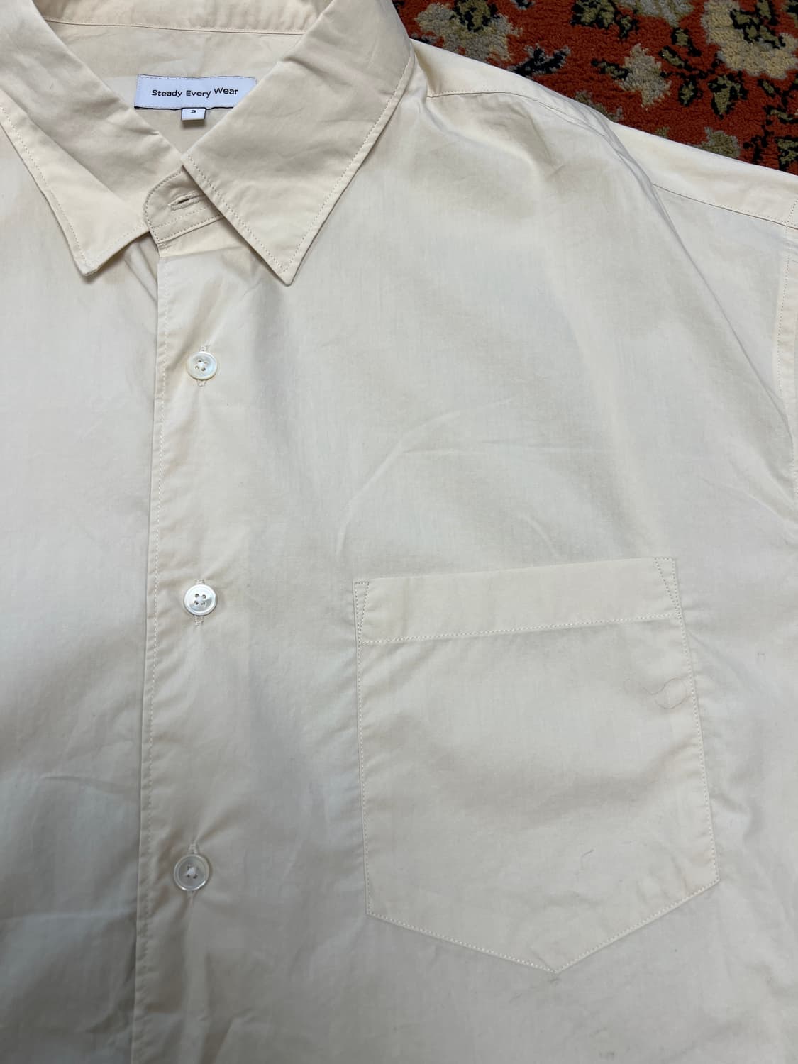 [3] 스테디에브리웨어 릴렉스드 옐로우 셔츠 상품이미지3