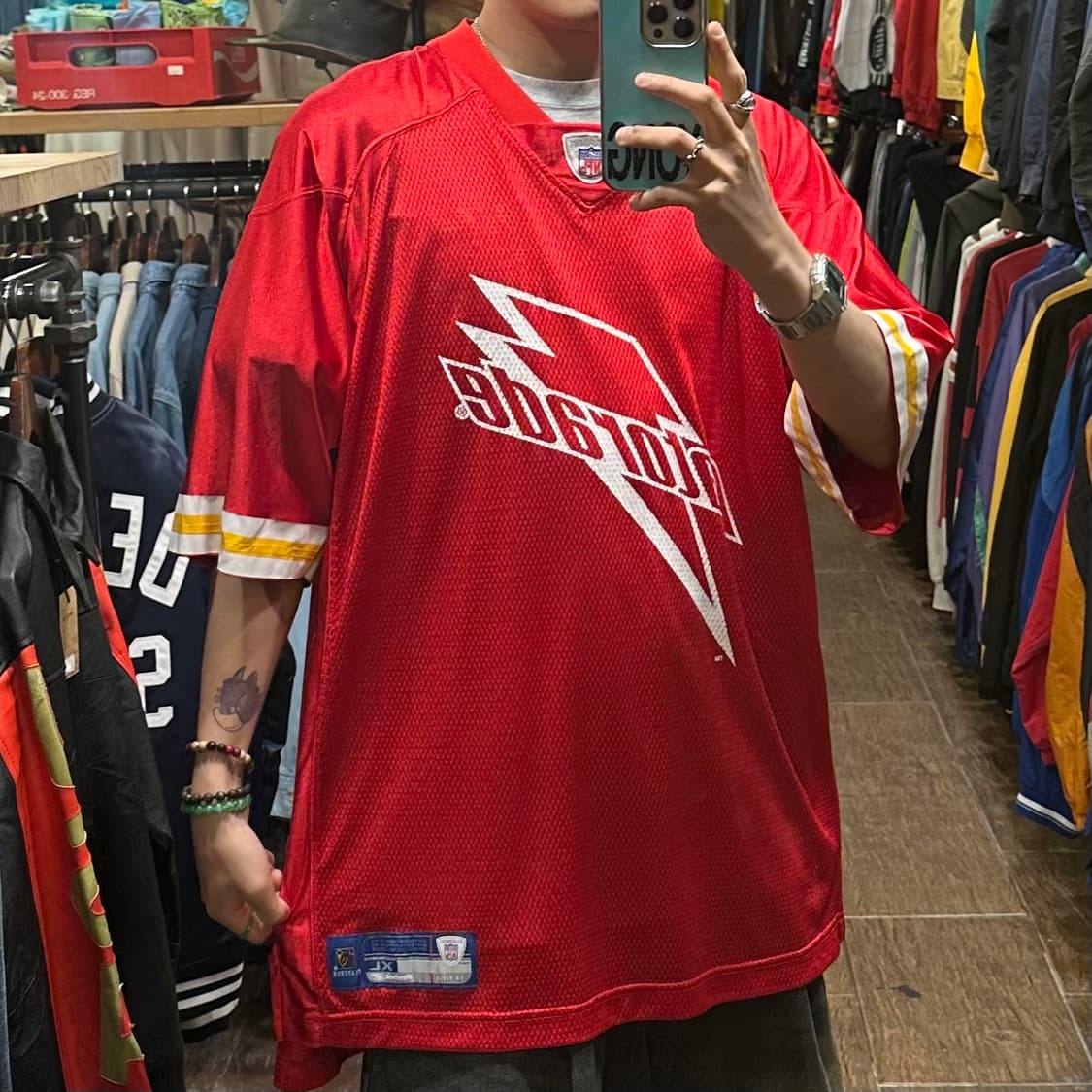 [HI] NFL 리복 반팔져지 레드 상품이미지4