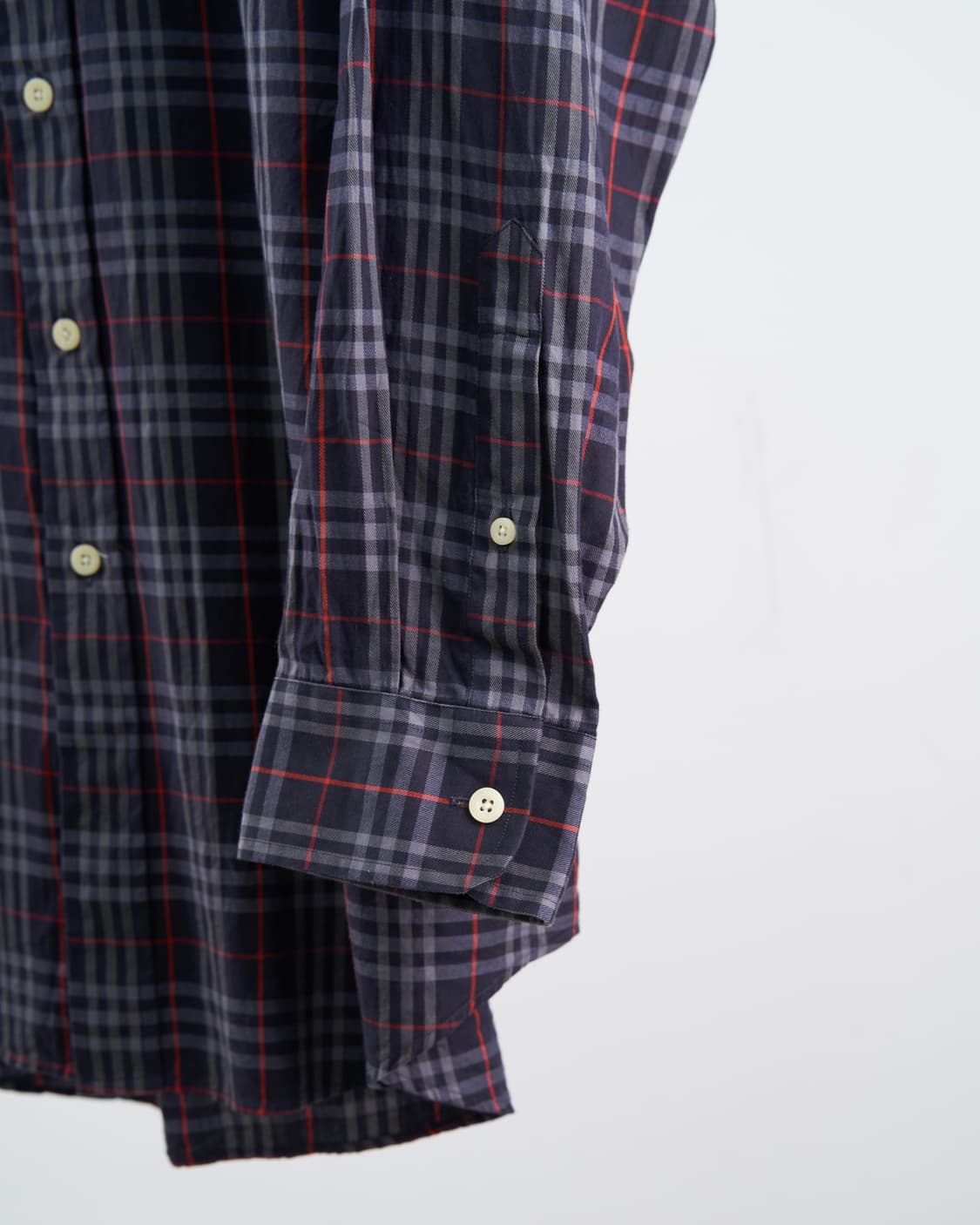 Burberry 런던라벨 노바체크 네이비 셔츠 상품이미지6