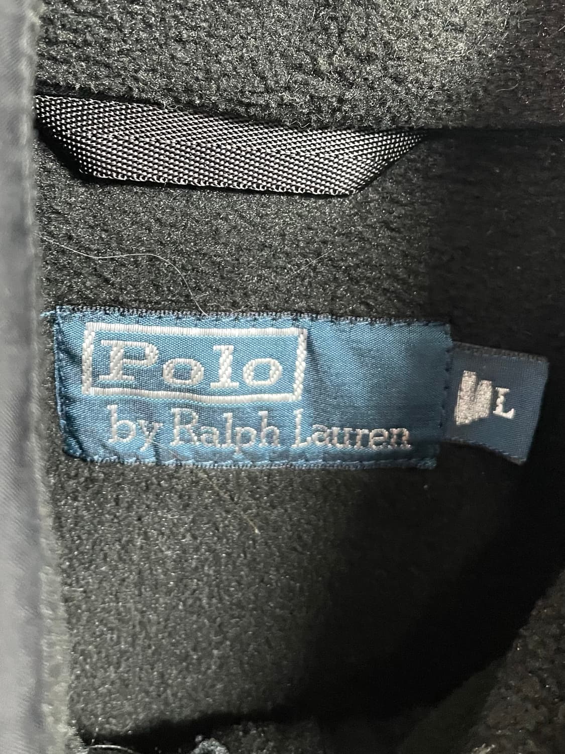 폴로 랄프로렌 데날리 블랙 후리스 자켓 (on.429) 상품이미지6