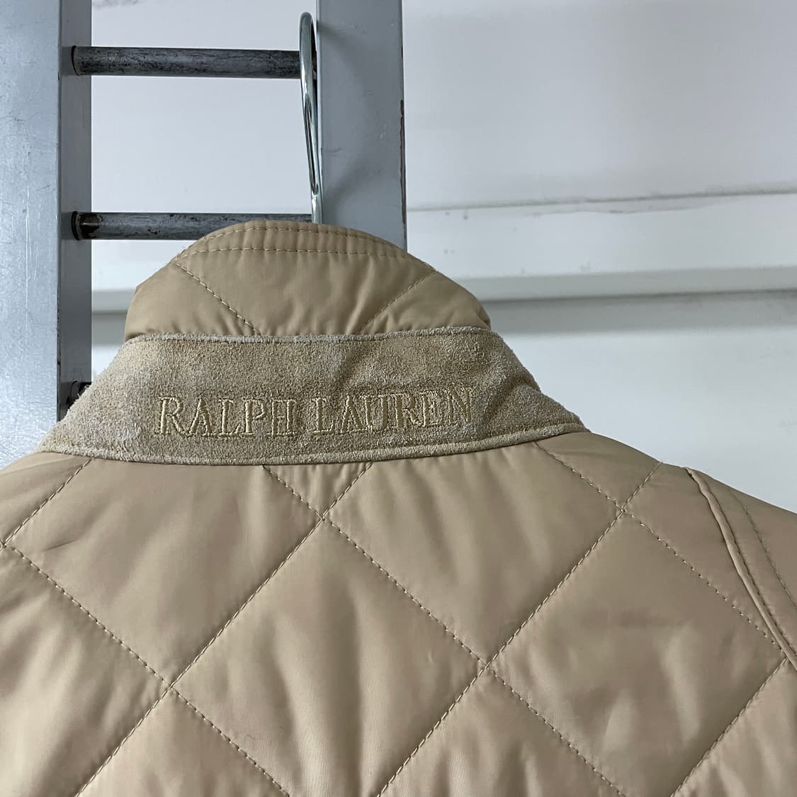 폴로 랄프로렌 베이지 퀄팅 자켓 XS(W) 상품이미지5