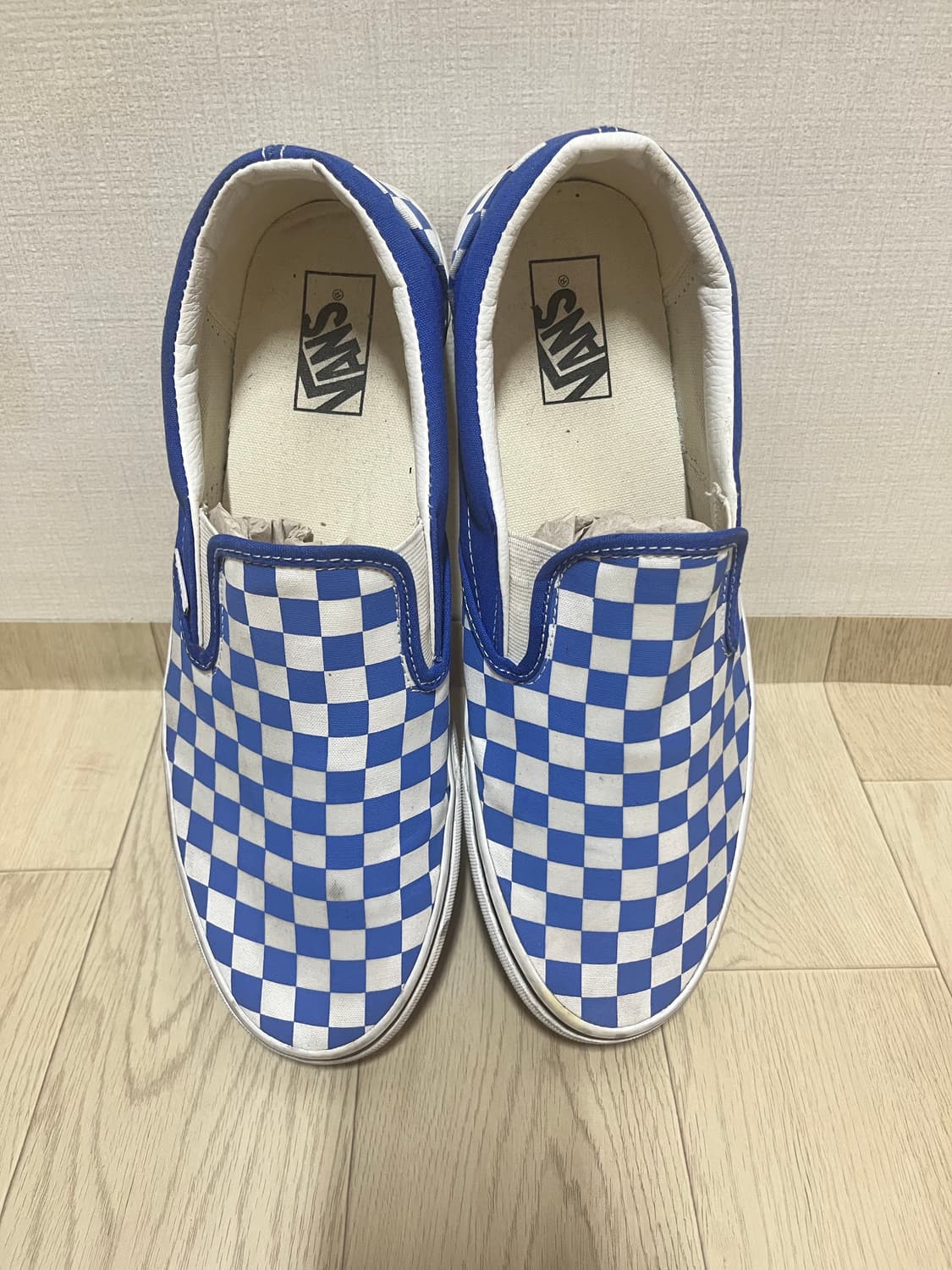 반스 체커보드 파란색 상품이미지1