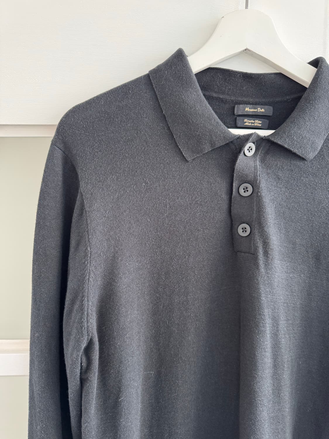 [Massimo Dutti] 마시모두띠 남성 긴팔 카라 니트 XL 상품이미지2