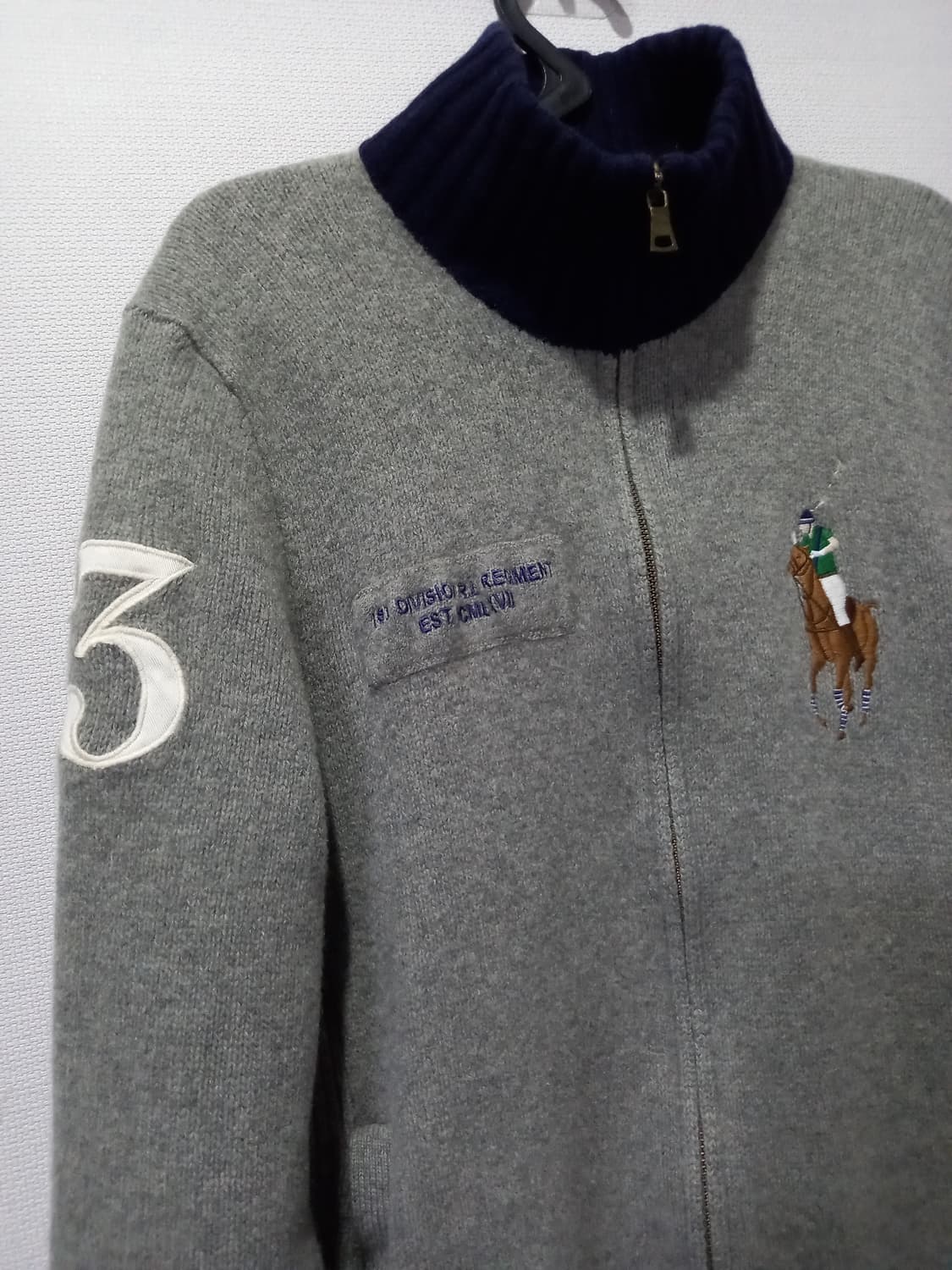 폴로 POLO 빅포니 여자 니트집업 100~105 상품이미지2