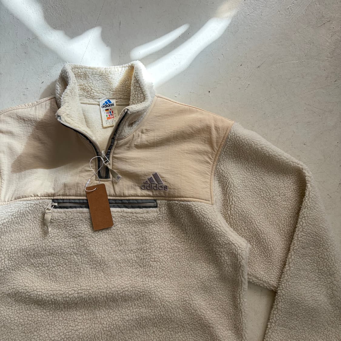 90s 아디다스 빈티지 하프집업 플리스 L 상품이미지2