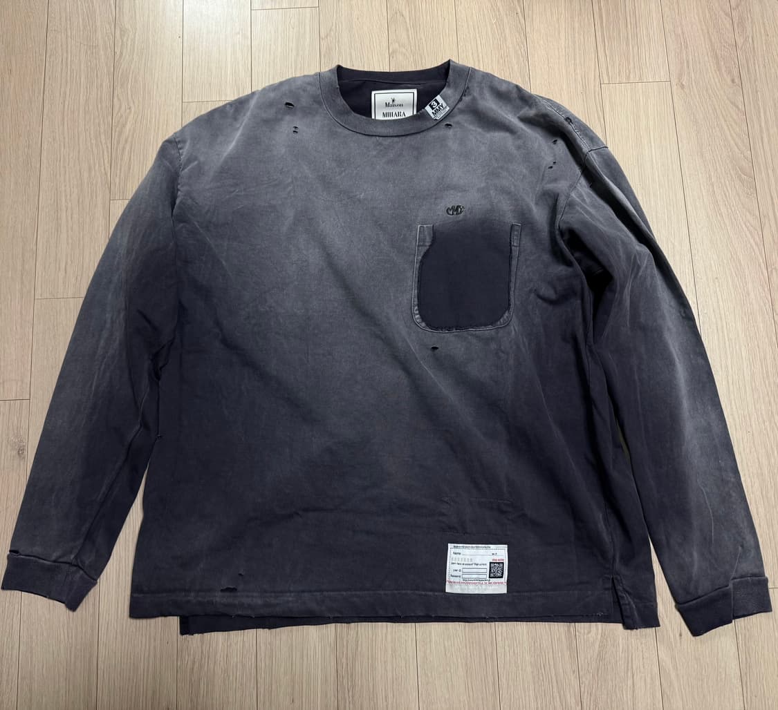 미하라 야스히로(Mihara Yasuhiro) 롱 슬리브 티셔츠 46 상품이미지2