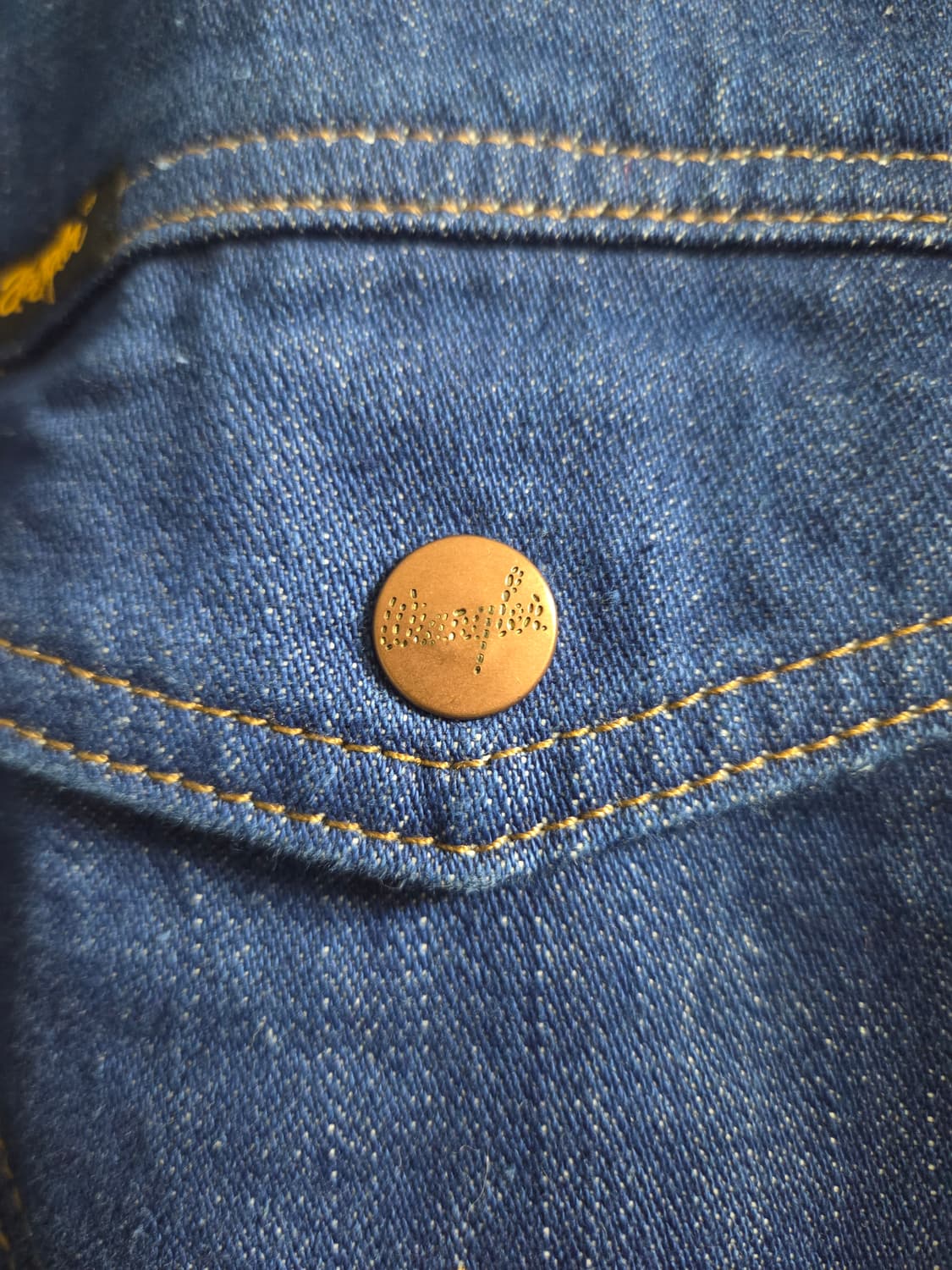 스탠다드 랭글러블루 데님 청자켓 XL(110) 새제품 - 오리지널 라인 상품이미지3