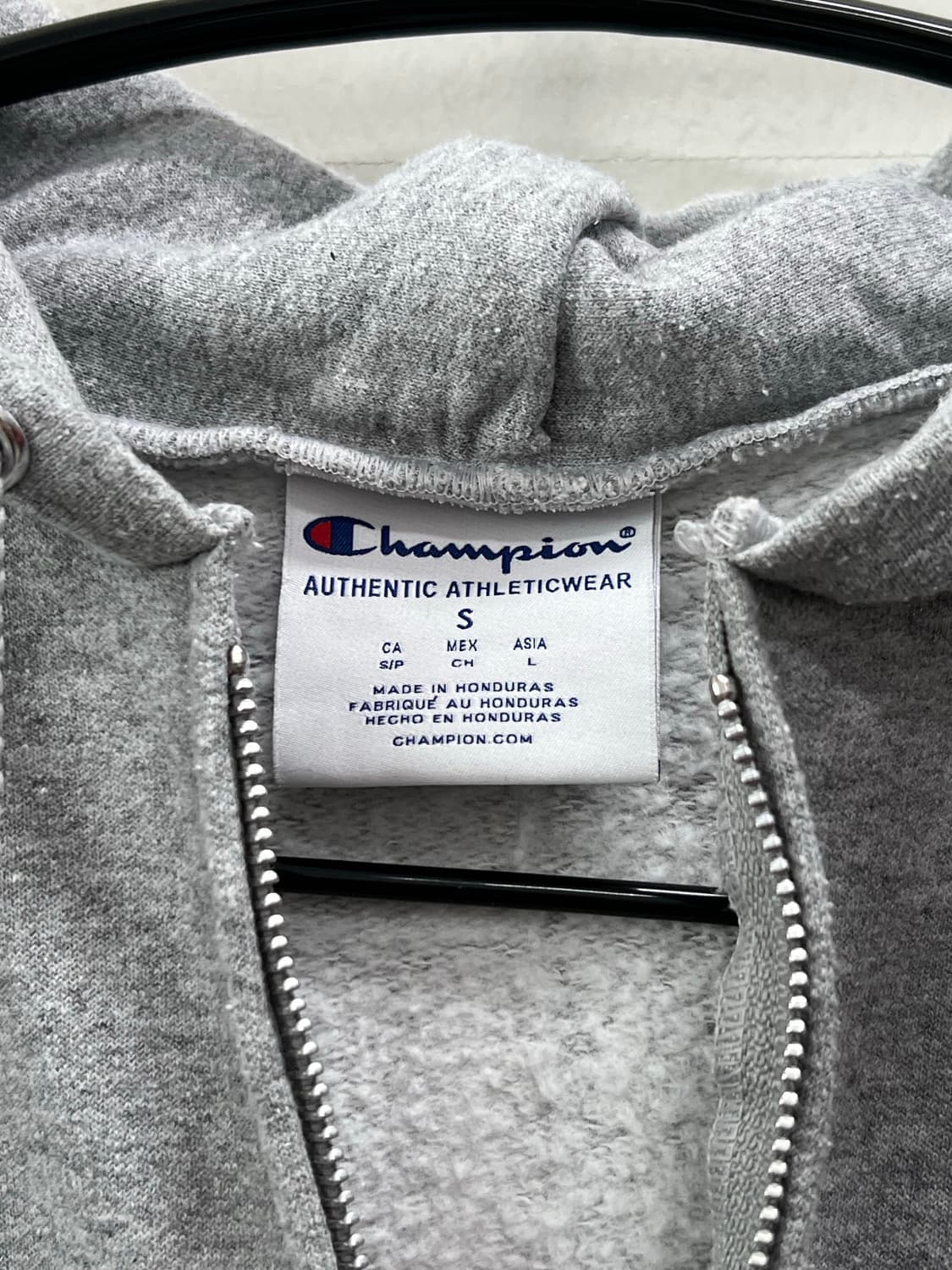 (S) 챔피온 에슬레틱 웨어 후드집업 그레이 상품이미지4