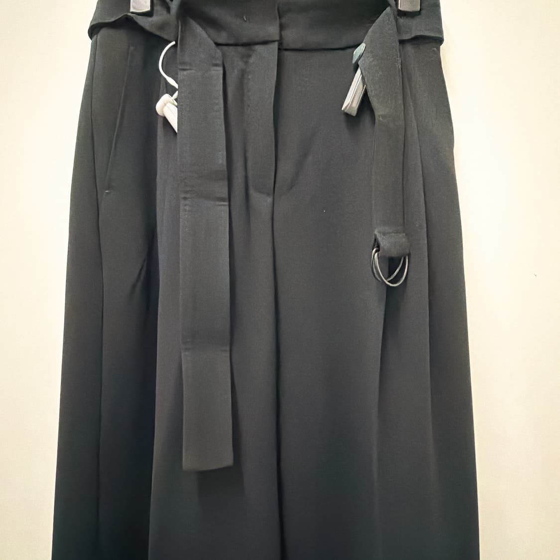 (정품/새상품) 막스마라 스튜디오 여성 블랙 라티나 벨티드 팬츠 상품이미지2