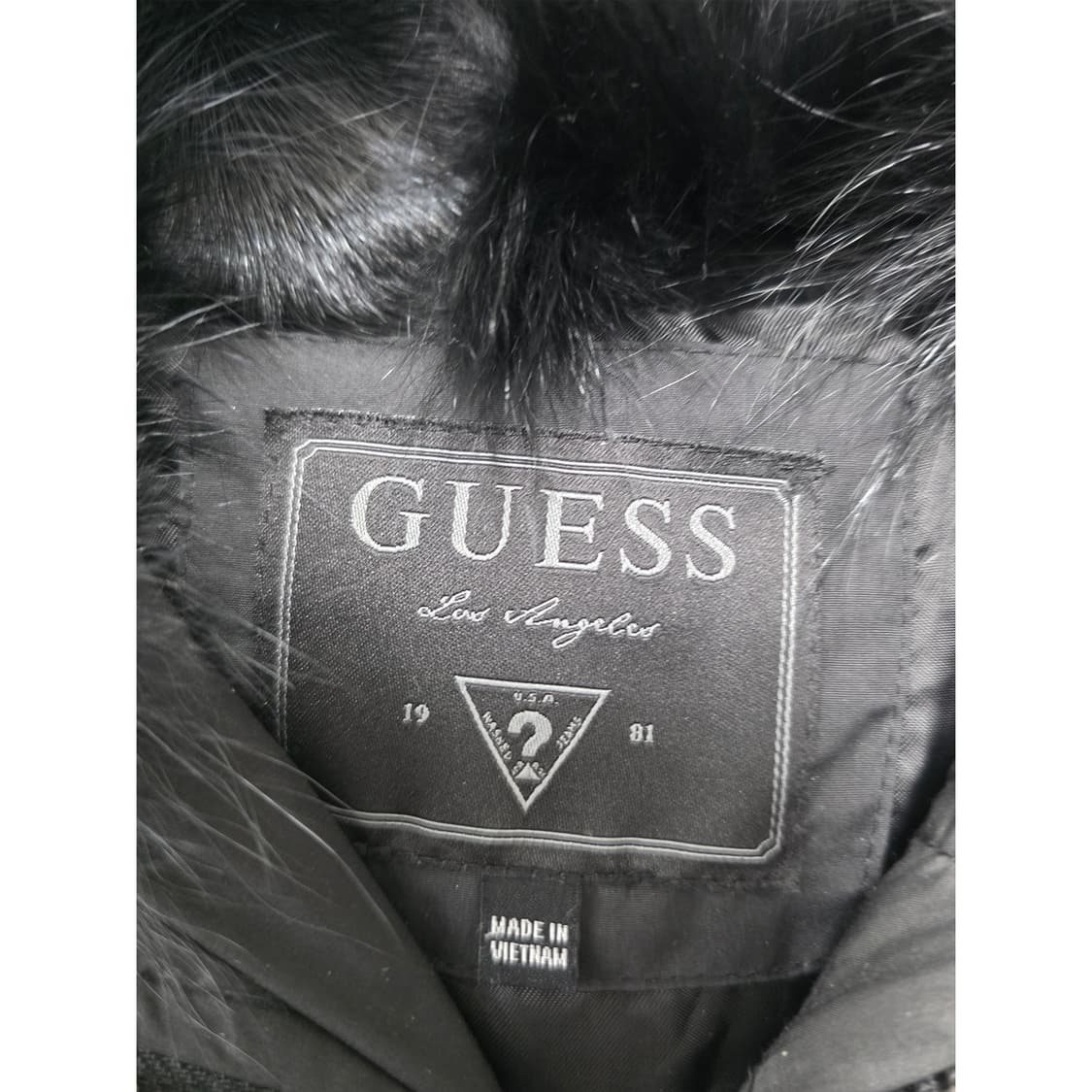 택포// 게스 블랙 롱패딩 M 상품이미지2