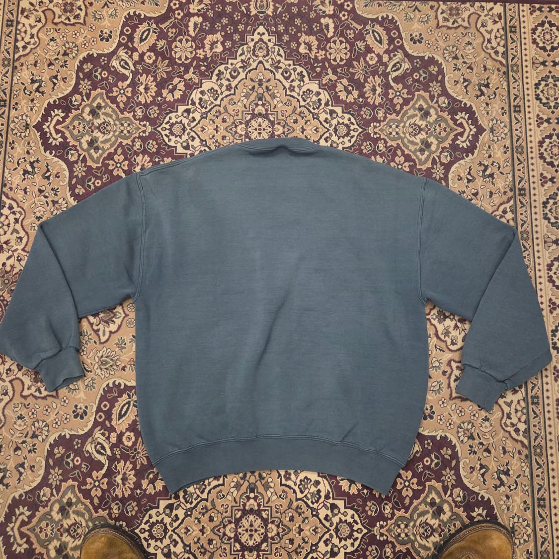 90s 빈티지 러셀 스웻셔츠 그린 XL USA 상품이미지2