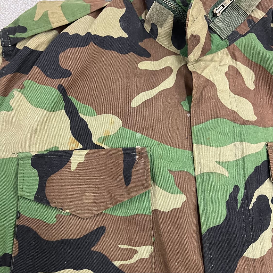 S-M 미군 오리지널 우드랜드 필드자켓 0128M 상품이미지3