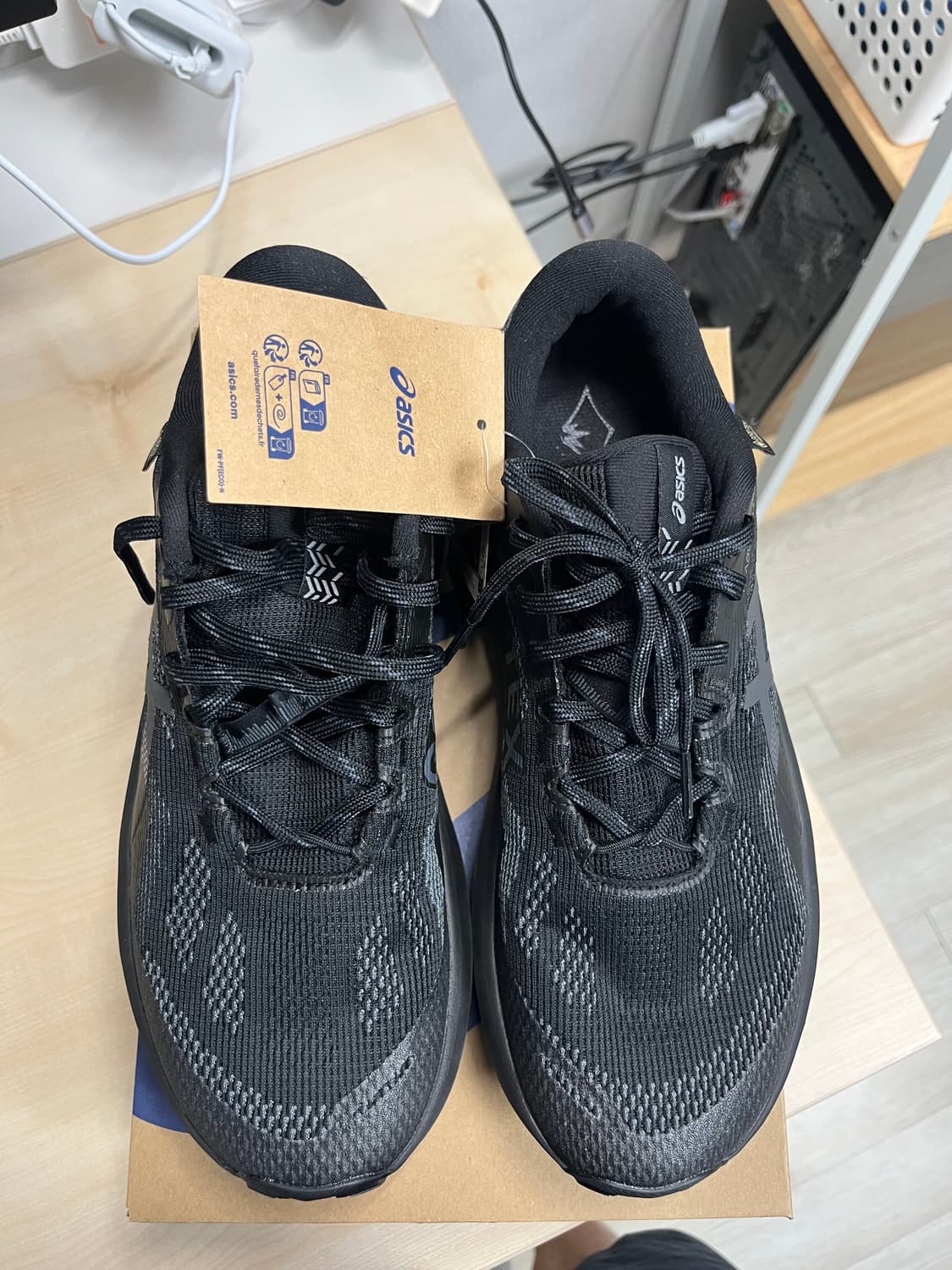 아식스 트라부코 14 GTX 블랙 270mm 새상품 상품이미지1