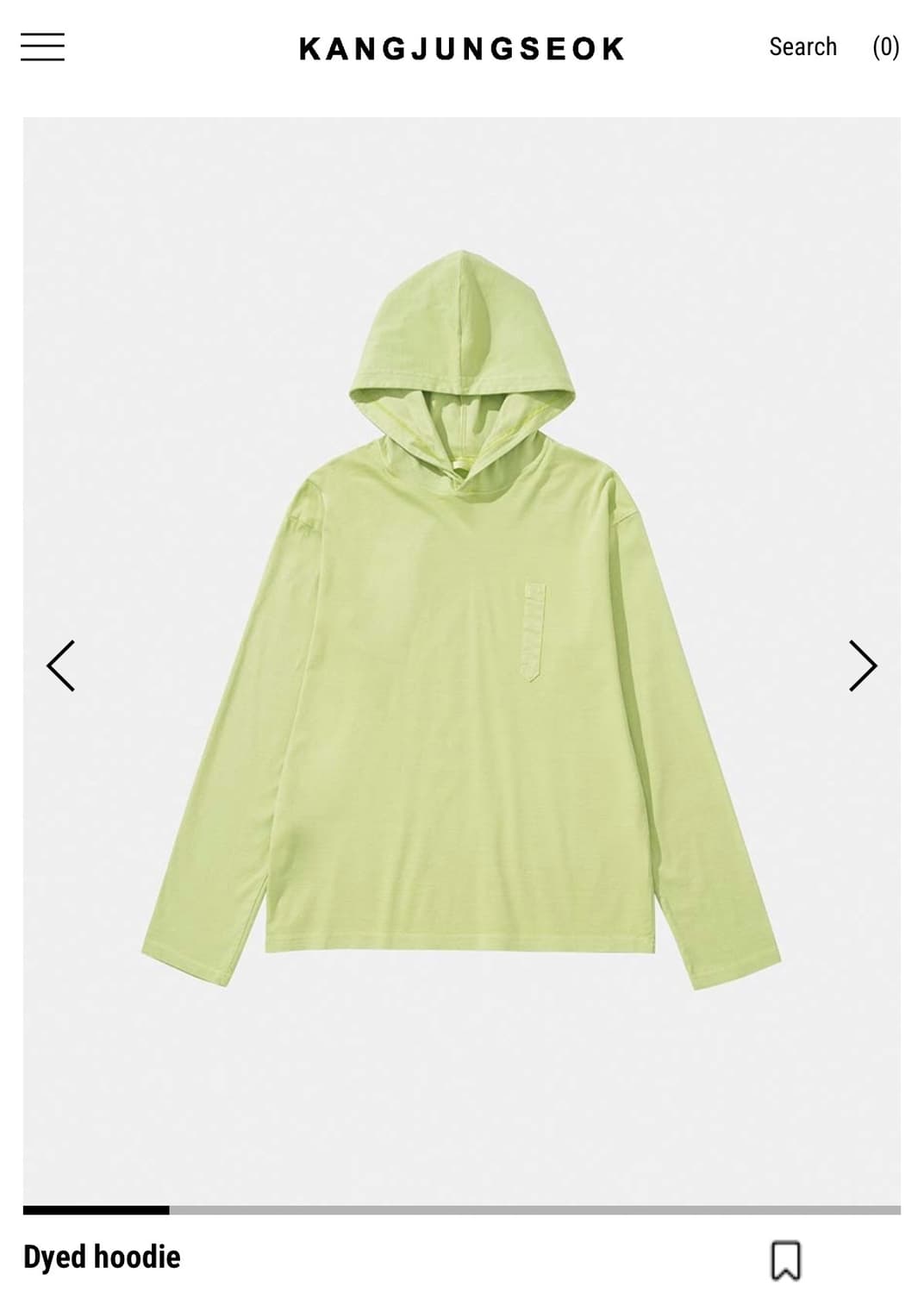 강정석 Dyed hoodie 48 상품이미지1