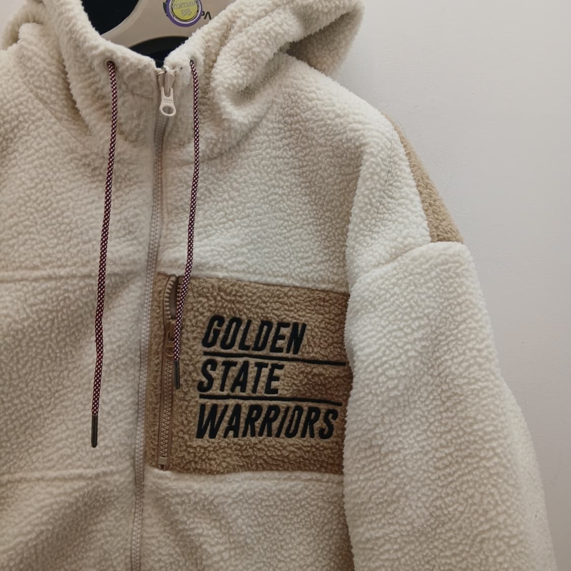 NBA 골든스테이트 플리스 리버시블 후드집업 상품이미지2