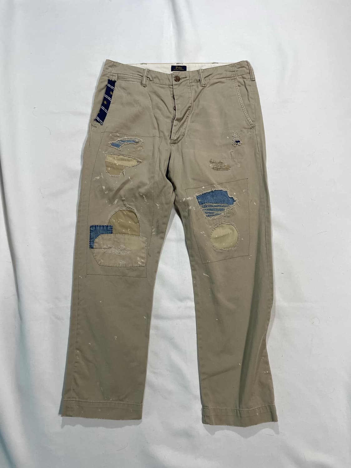 랄프로렌 폴로 리페어드 보로 코튼팬츠 상품이미지1