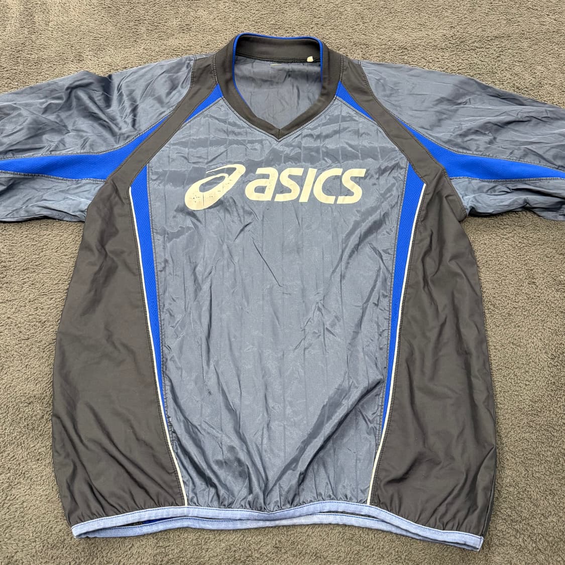 [정품/M] 아식스 올드스쿨 웜업 브이넥 상품이미지3