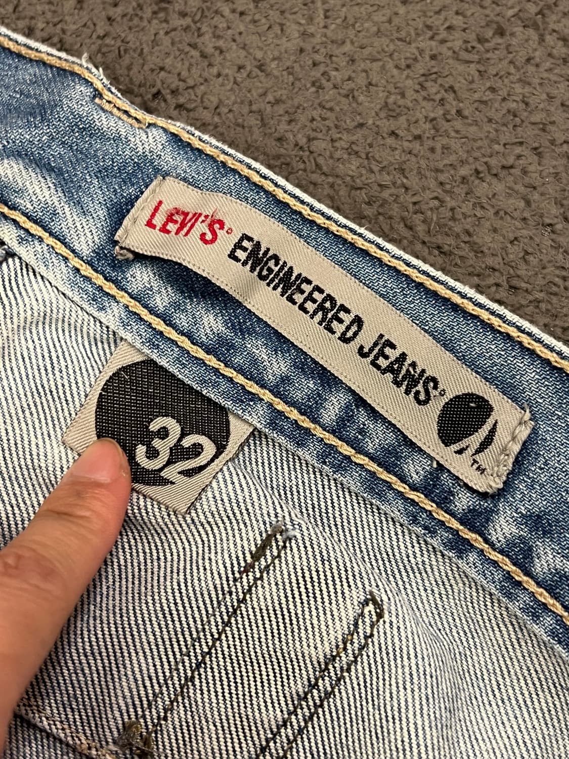 리바이스 LEJ 빅신치 대장급 연청 처분  상품이미지5