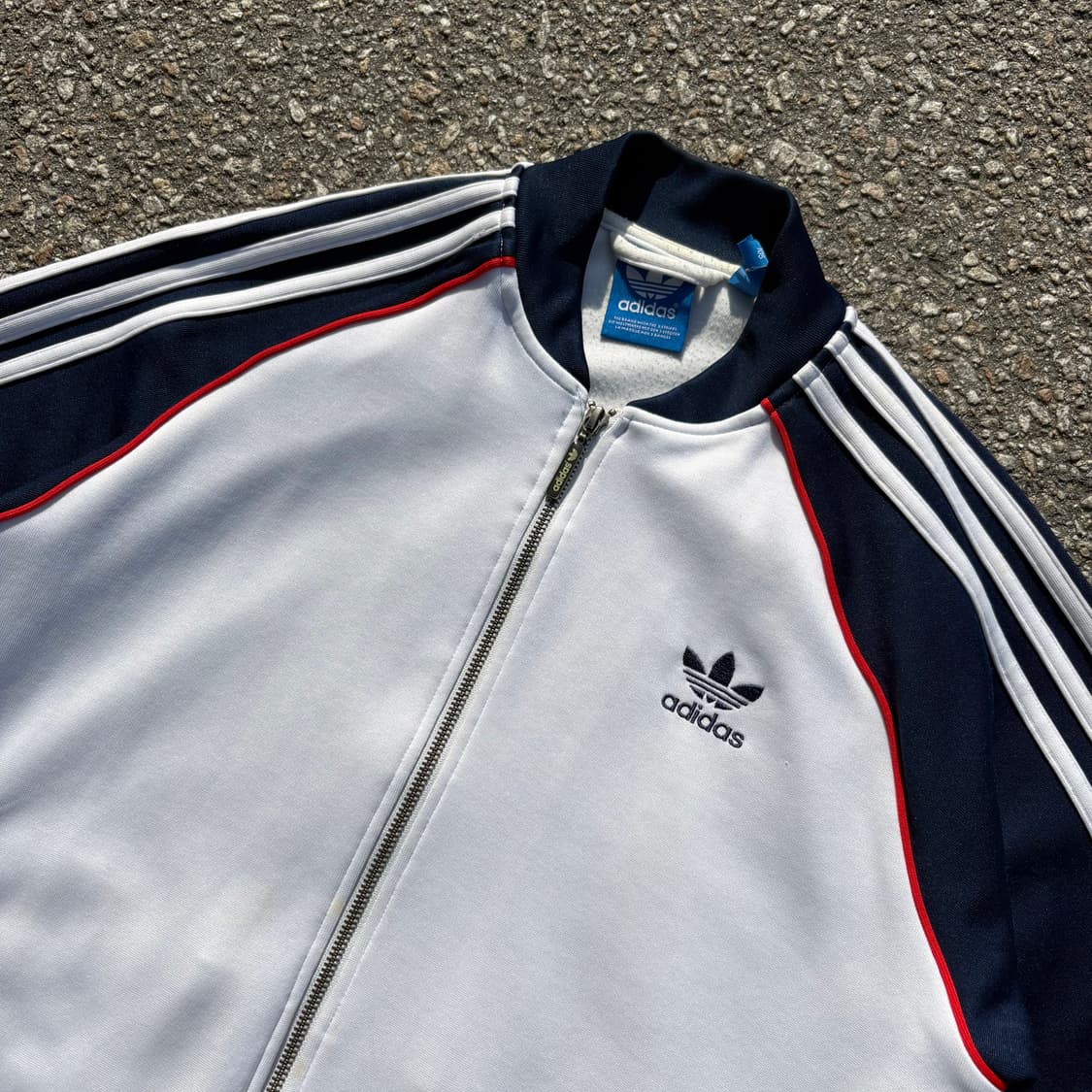 아디다스 화이트 컬러 슈퍼스타 트랙탑 져지 상품이미지3