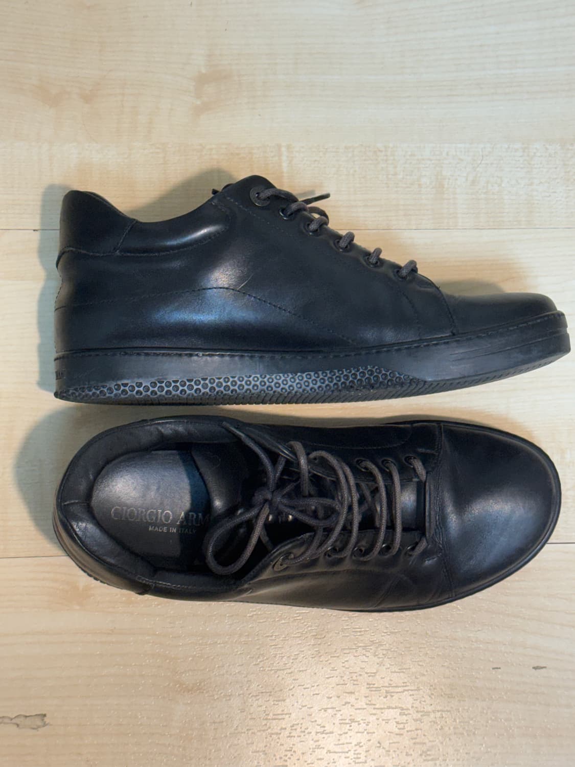 아르마니 가죽스니커즈 42(AGU332) 상품이미지6