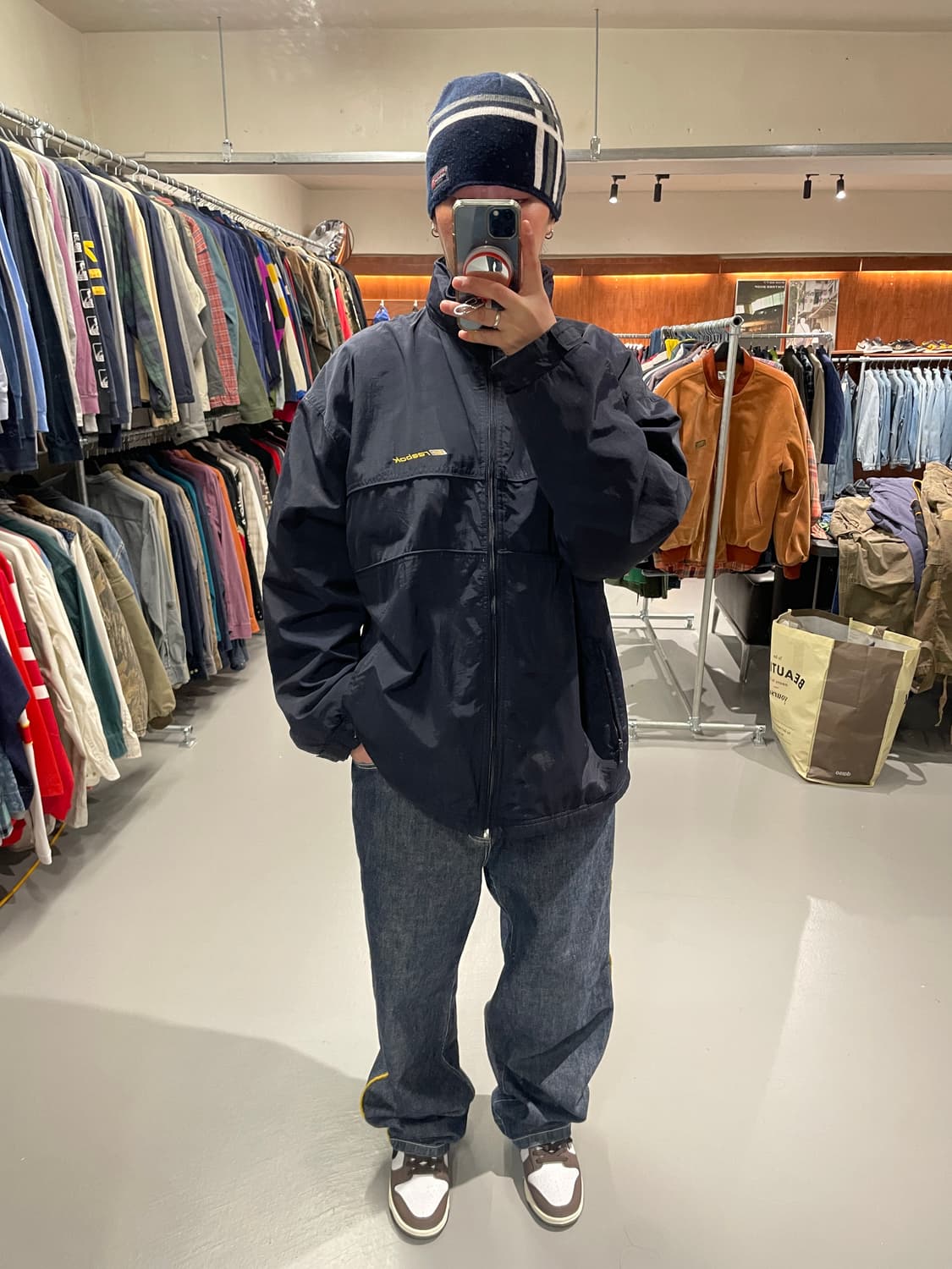 리복 올드스쿨 플리스 자켓 상품이미지3