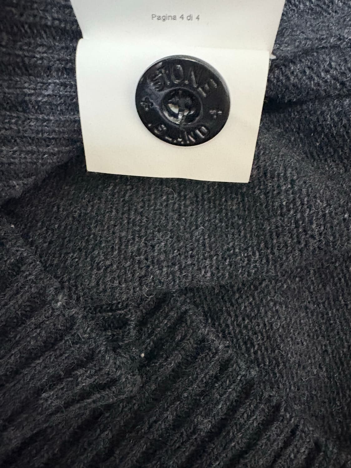 [새상품급] 스톤아일랜드 버튼 반집업 니트 상품이미지6